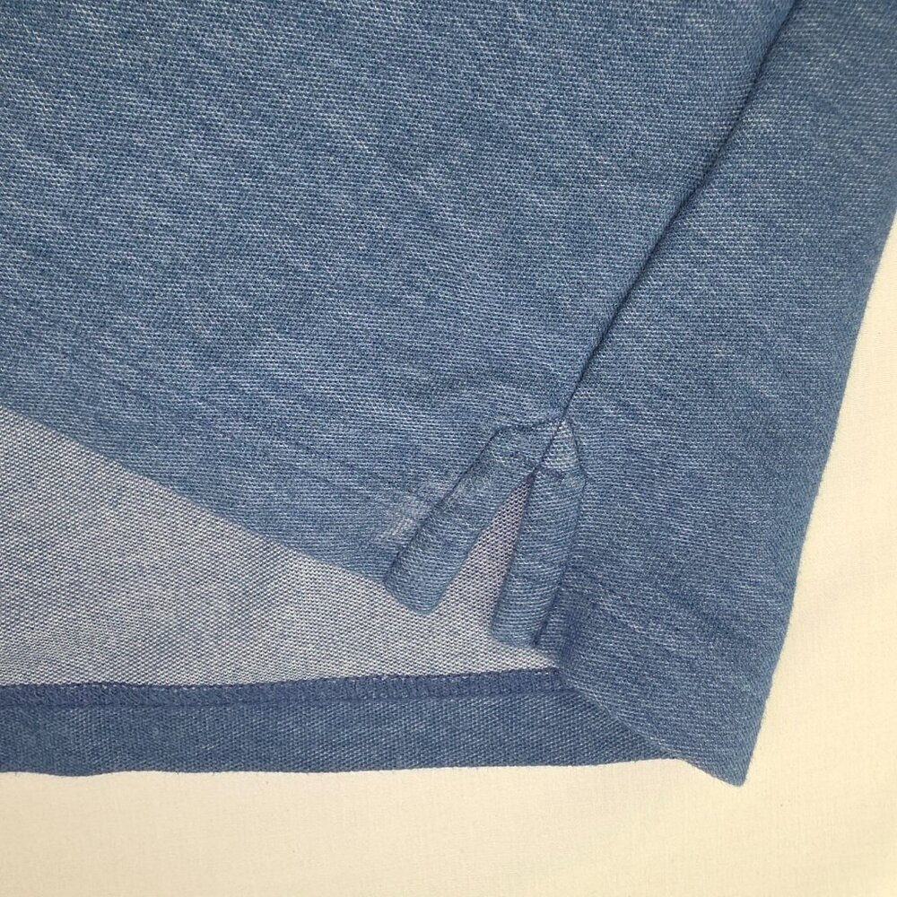 Carhartt Polo Shirt Mens XL Blue Loose Fit Pocket Casual Preppy K570 Workwear - Picture 5 of 8